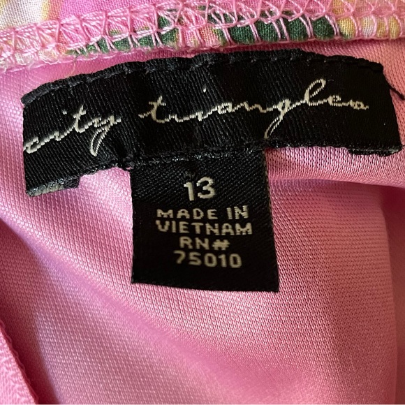 City Triangles Women's Strapless Embellished Formal Foral Dress Size 13 - Picture 14 of 14